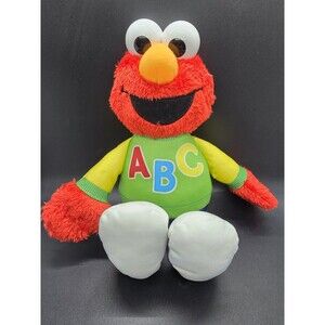 ABC’S ELMO 2018 Sesame Street 13” SINGING Plush Playskool Hasbro Works
